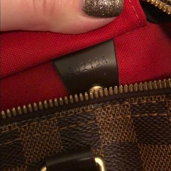 Louis Vuitton speedy Bandouliere Damier ebene 30 - Picture 6 of 8